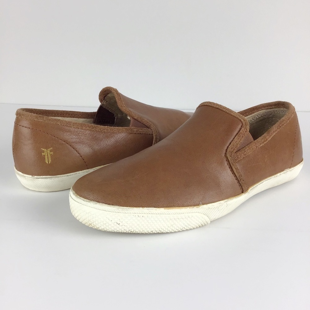 Frye Cognac Slip On Leather Sneaker | Men’s 7.5